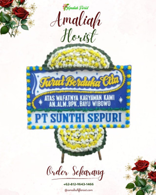 Papan Bunga Duka di Bojongloa