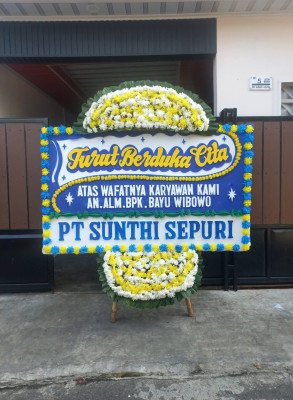 Papan Bunga Duka di Bojongloa