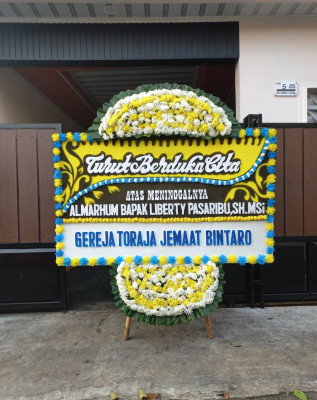 Papan Bunga Duka di Bojongloa