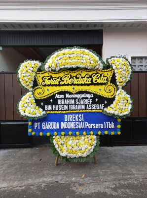 Papan Bunga Duka di Bojongloa